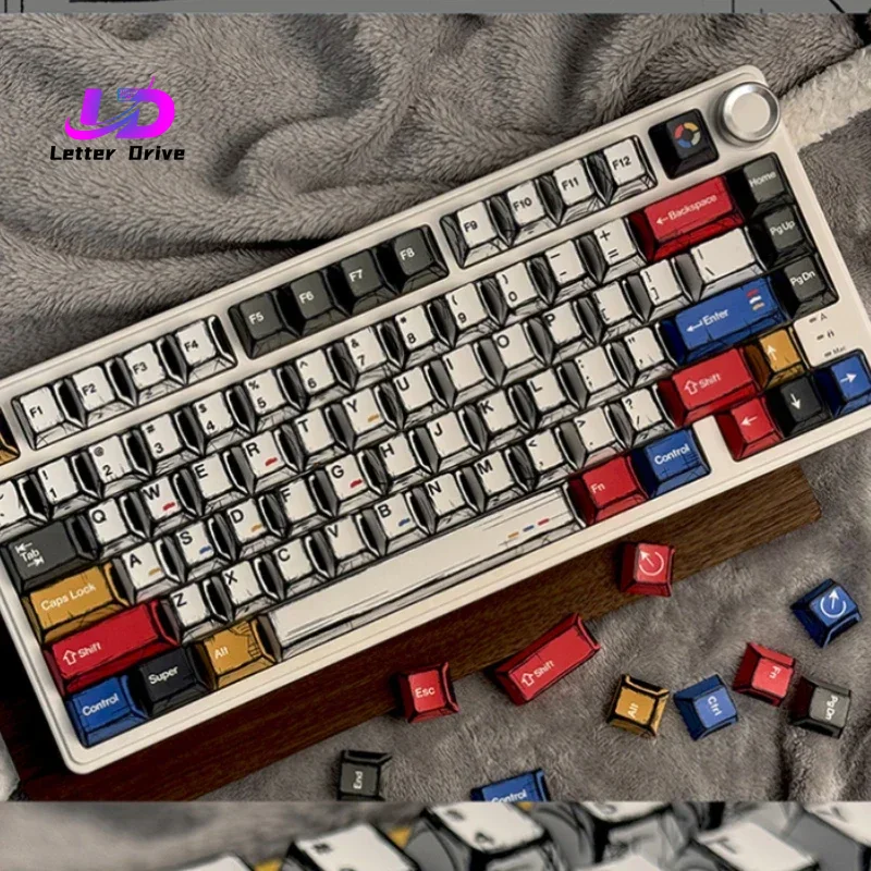 Home Office Keyboard - Klawisze komiksowe 2026, profil Cherry, sublimowane,