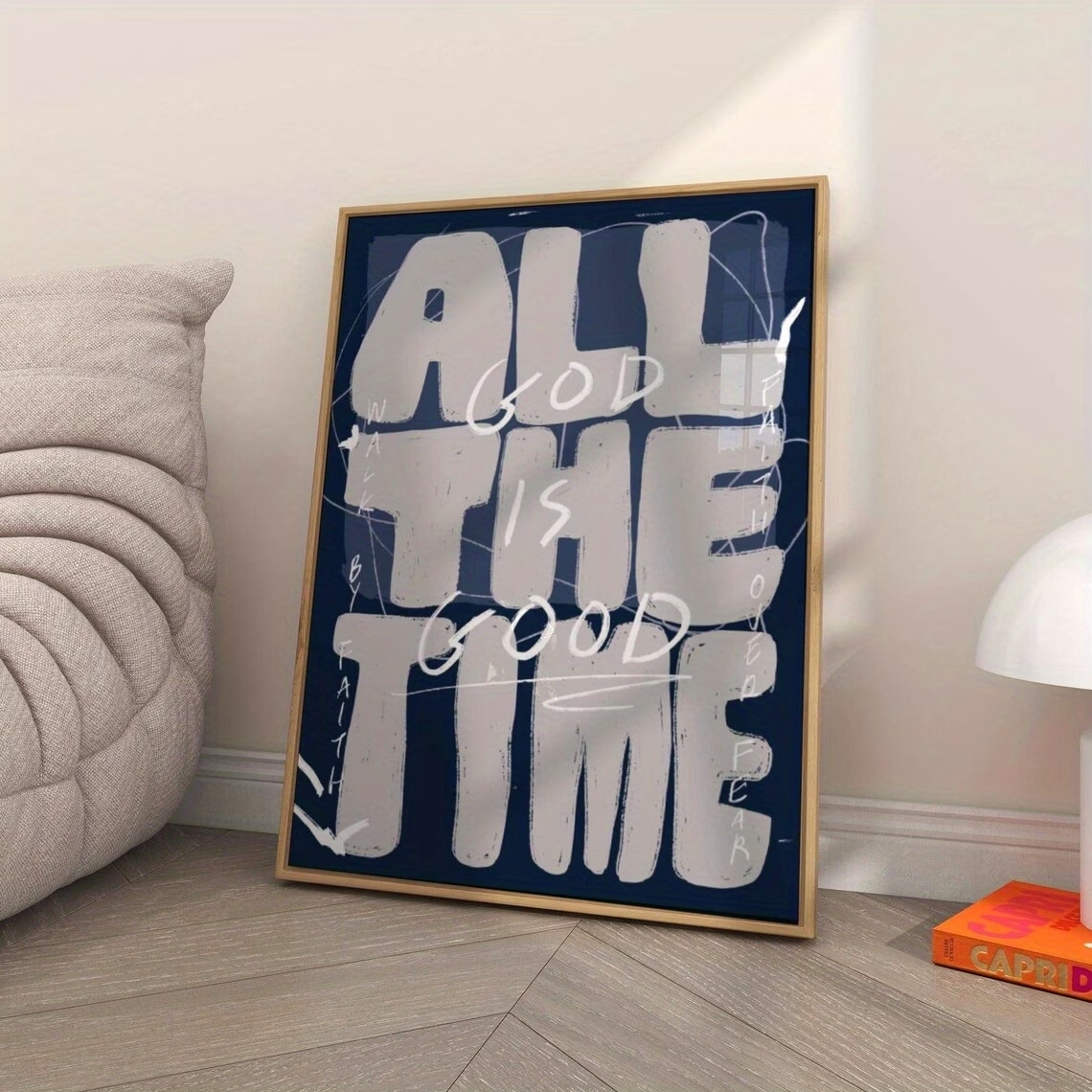 Home Office Inspiration - Bóg jest zawsze dobry - inspirujący