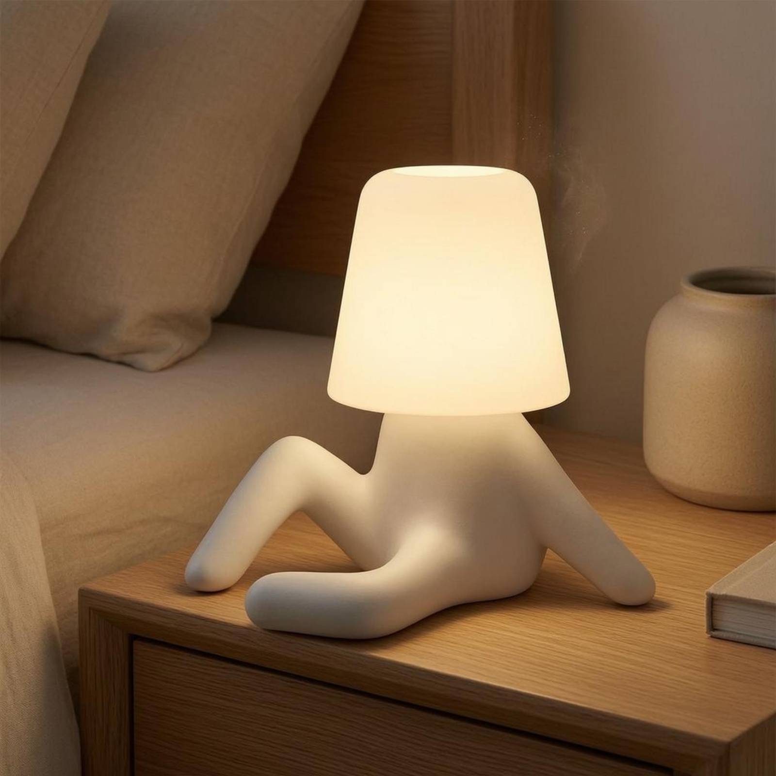 Lampa Stołowa Figurka z Żywicy – Home Office Desk recenzja i cena