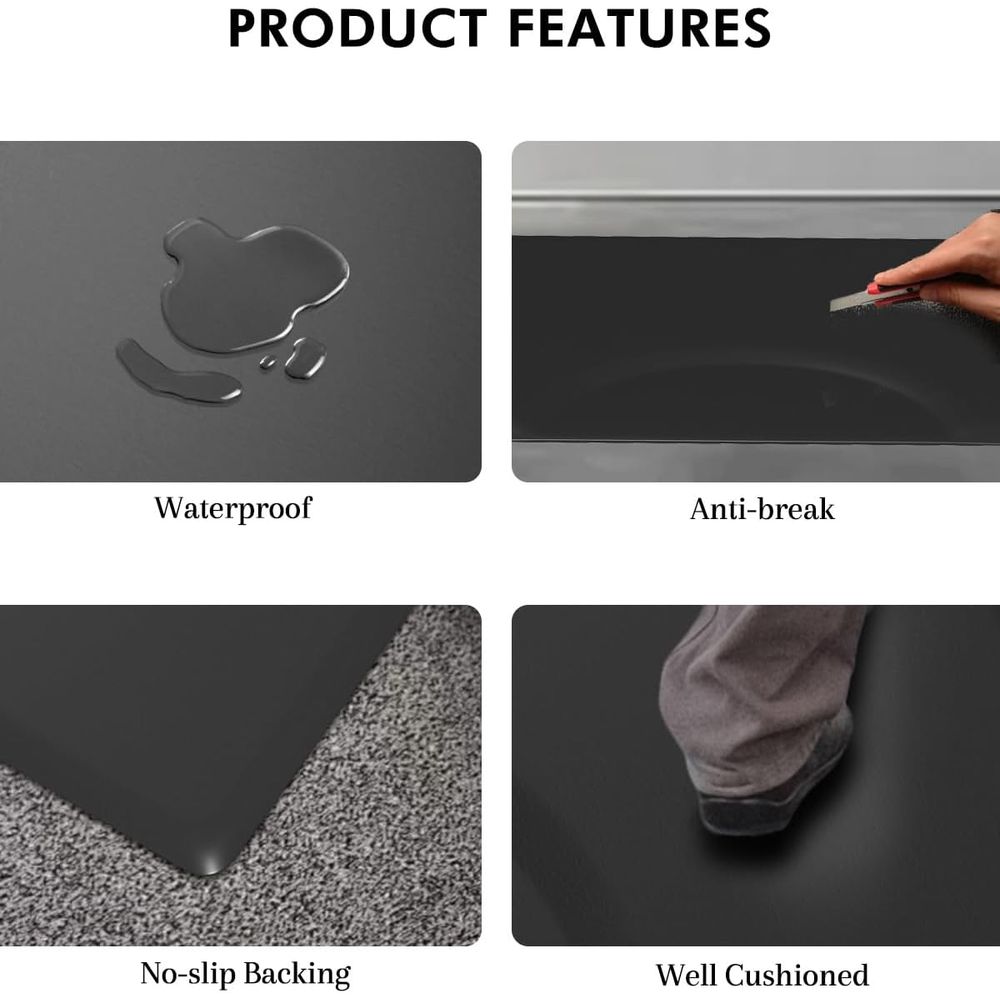 Dwuczęściowa mata pod krzesło  – Anti Fatigue Mat recenzja i cena