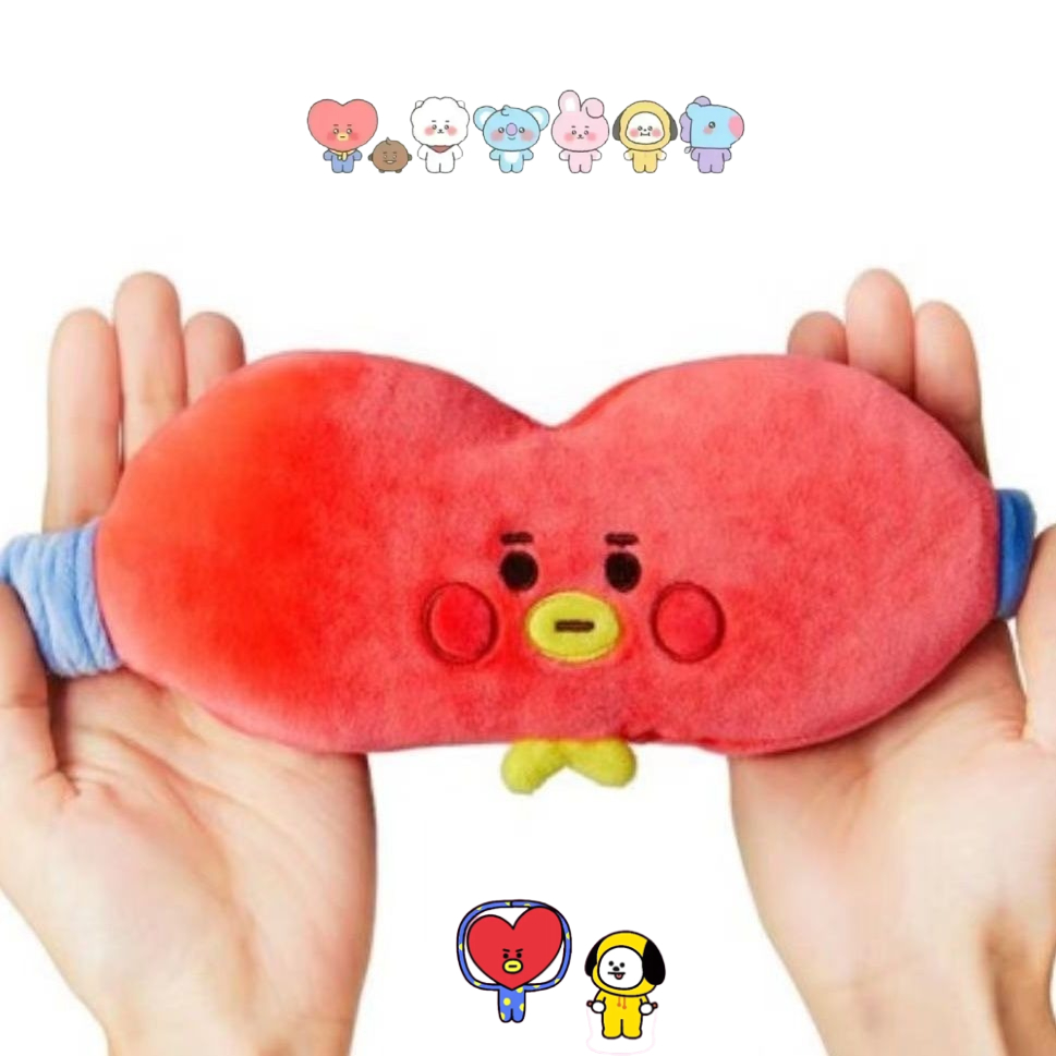 Maska na oczy BT21, urocza plu – Home Office Inspiration recenzja i cena