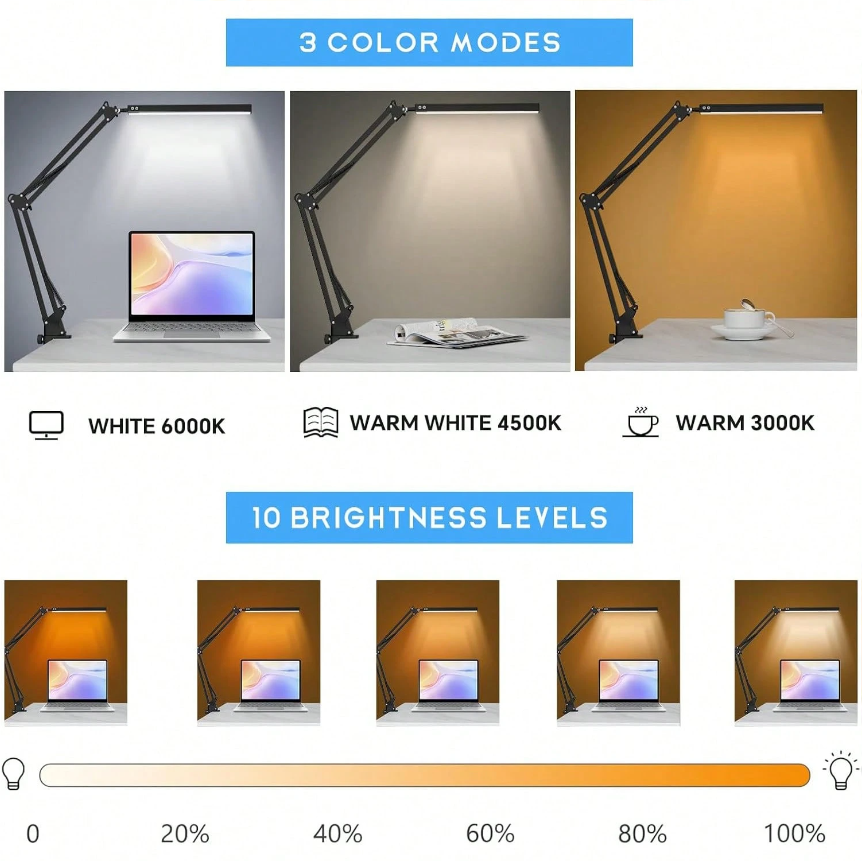 Lampa biurkowa LED do domu, cz – Home Office Desk recenzja i cena